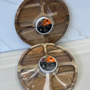 Petisqueira Teca Red. 30cm 4 Divisoes e 1 Pote Stolf - Imagem 3