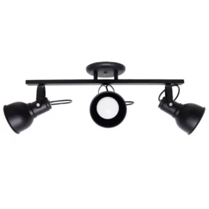 Luminaria Trilho Alum 3xe27 Preto Texturiz 1141/3 Itamonte