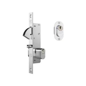 Fech Stam P/porta Correr 905 Bico Papagaio Estreita 1/2cilindro Inox