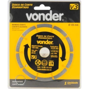 Disco Vonder Diamantado 125mm P/ Cortadora de Parede     1268125000