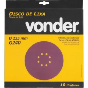 Disco Lixa P/ Lixadeira G. 240 Lpv600 C/10un Vonder 1258225240 - Imagem 4
