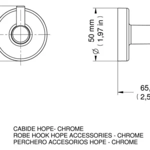 Cabide Docol Hope   Cr - Imagem 4