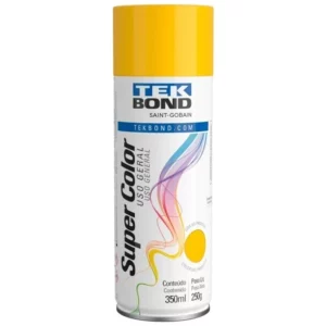 Tinta Spray  Uso Geral Amarelo 350ml/250g Tek Bond