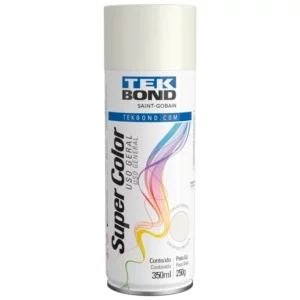 Tinta Spray Uso Geral Branco Brilhante 350ml/250g Tek Bond