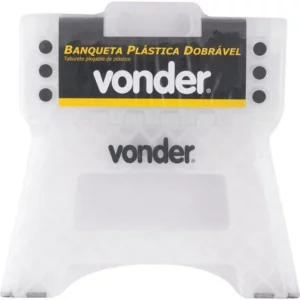 Banqueta Plastica Vonder Dobravel 22cm  3540022000
