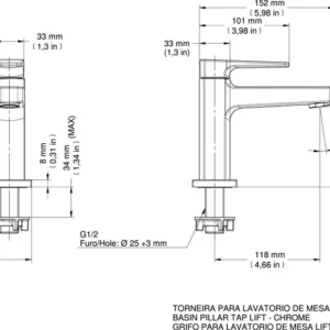 Torn Lav Docol Mesa   Lift B.baixa   Cr