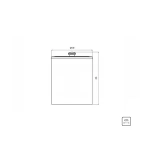 Lixeira Inox Tramontina Util 5lt Gold - Imagem 5