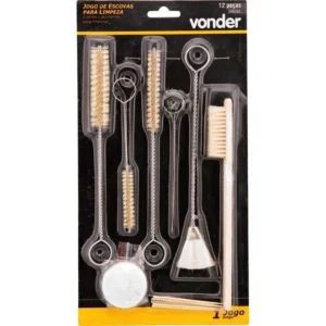 Escova Limpeza Jogo12 Peças Vonder - Imagem 6