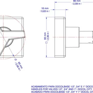 Acab Reg Docol City 1/2 a 1''   Cr