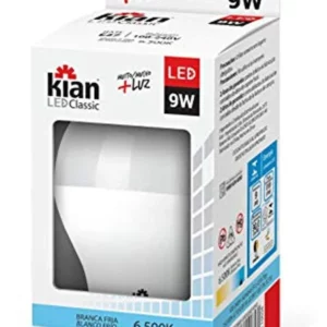 Lampada Led 9 Watts Bivolt Luz 6500k Kian