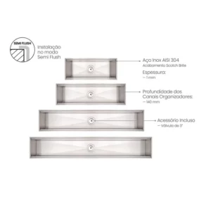 Acessorio Canal Tramontina Escorredor - Imagem 5