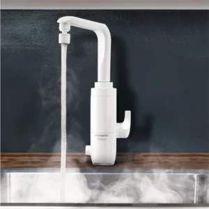 Torneira Eletronica Lorenzetti Essence 5550w 220v Bancada Branca - Imagem 3