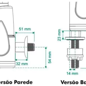 Torneira Eletronica Zagonel Prima Preta 5500w 220v - Imagem 3