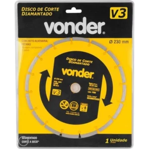 Disco Vonder Diamantado 230mm V3 Segmentado    1268000230