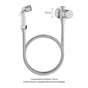 Ducha Hig. Deca Aspen C/ Registro e Deriv. Cr - Imagem 4