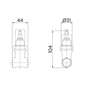 Base Registro Gaveta 1/2" - Imagem 3