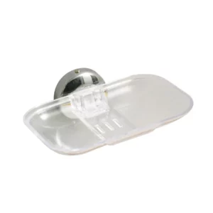 Saboneteira Plastica Ret Cristal Standar