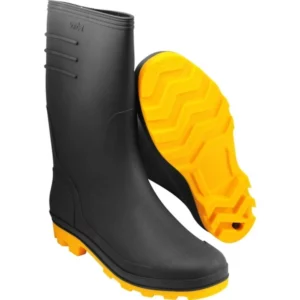 Bota Pvc Cano Medio Forro Pt/am 43 - 7079430000