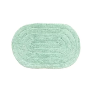Tapete Allegro Verde Menta Oval 40cm X 60cm