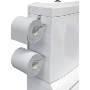 Suporte Duplo P/ Papel Higienico P/ Caixa Acoplada Crom Stol