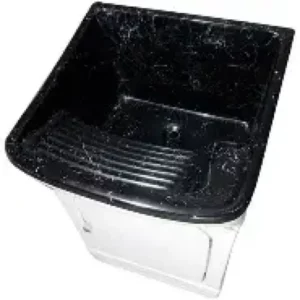 Tanque 53lt Granitado Preto Ref. 1402 Fiberblu
