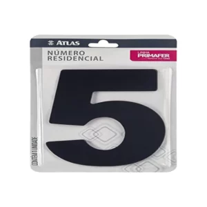 Numero 5  P/ Casa Adesivo Atlas  Acm/pr