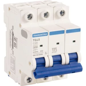 Disjuntor Tramontina Din 3x20a Curva C Tdj3 58013/006 - 58013/106