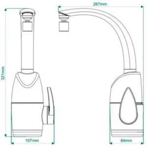Torneira Eletronica Zagonel Prima Branca 5500w 220v