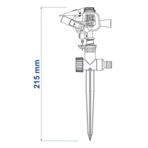 Aspersor de Impulso em Cartela 78527/500 Tramo - Imagem 3
