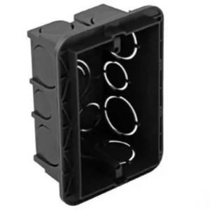 Caixa 2x4 Pvc Cemar Preta 689044