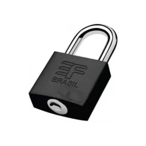 Cadeado 3f 20mm Preto Fosco