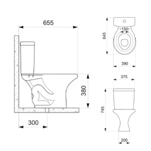 Bacia Incepa Zip P/cx Acp Branco - Imagem 5