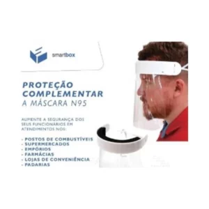 Mascara Protetor Facial200mm Transparente Vonder - Imagem 3