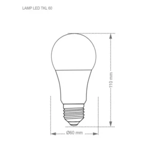 Lampada Led * Bulbo 6500k * 9w Lumanti - Imagem 3