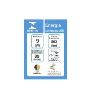 Lampada Led * Bulbo 6500k * 9w Lumanti - Imagem 4
