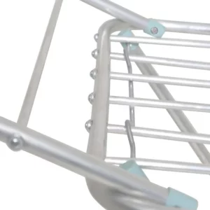 Varal Chao Mor Aluminio Slim C/ Abas *9,31m de Roupa*   143x49cm   604 - Imagem 13