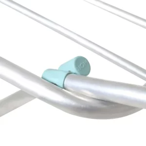 Varal Chao Mor Aluminio Slim C/ Abas *9,31m de Roupa*   143x49cm   604 - Imagem 3