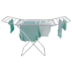 Varal Chao Mor Aluminio Slim C/ Abas *9,31m de Roupa*   143x49cm   604 - Imagem 6