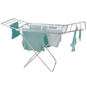 Varal Chao Mor Aluminio Slim C/ Abas *9,31m de Roupa*   143x49cm   604 - Imagem 9