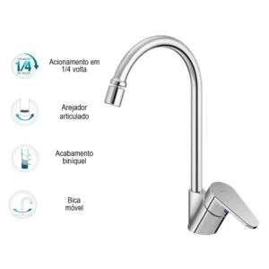 Mist Monocomando Coz Docol   Gali   Cr - Imagem 5