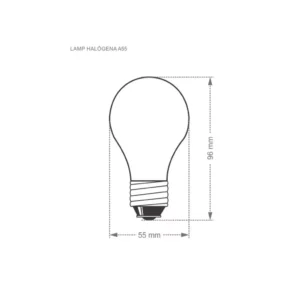Lampada Halogena Inc 42w 220v Taschibra - Imagem 3