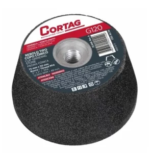 Rebolo Copo Conico 75x50mm G120 Cortag