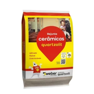 Rejunte Quartzolit 1kg Cinza Platina - Imagem 3