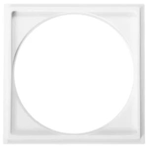 Porta Astra Grelha 10cm Qd Branco Pg13
