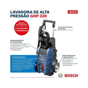 Lavadora Bosch Alta Pressao Ghp 220 2100w - Imagem 5
