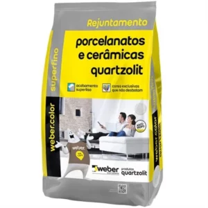 Rejunte Quartzolit Porcel 1kg Palha