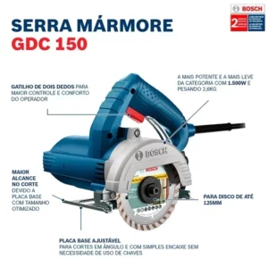 Serra Bosch Marmore Gdc 150 1500w - Imagem 8