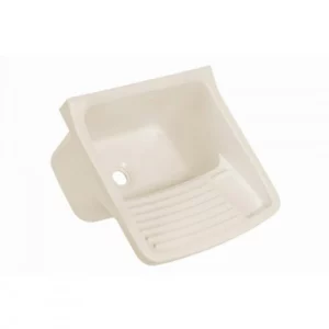 Tanque Plástico para Lavar Roupa 58x52x32 40,5l Bege