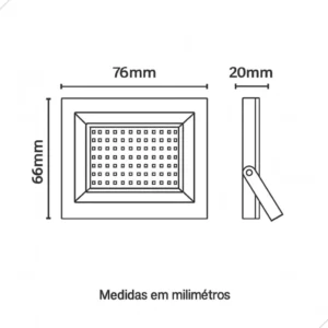Refletor Led 30w 5500k Bivolt 2400 L Lumanti - Imagem 5