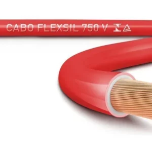 Fio Cabo Flexivel 10mm Vermelho